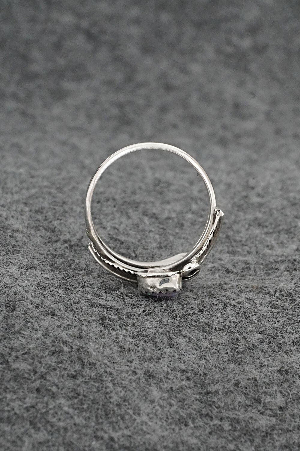 Opalite & Sterling Silver Ring - Harry B. Yazzie - Size 7.75