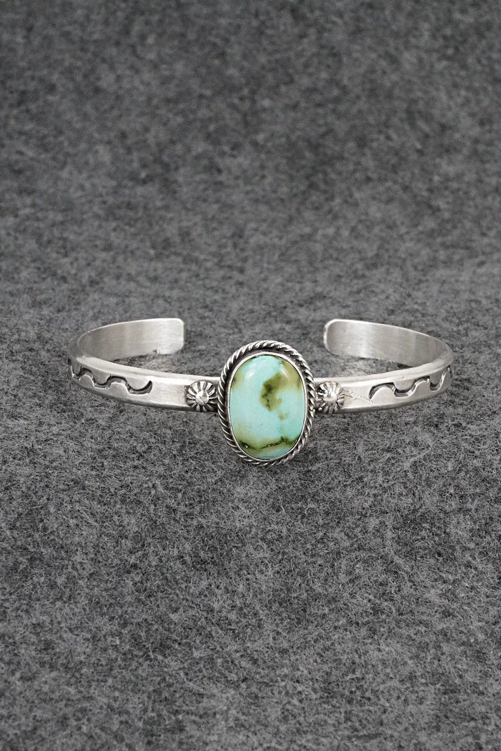 Turquoise & Sterling Silver Bracelet - Samuel Yellowhair