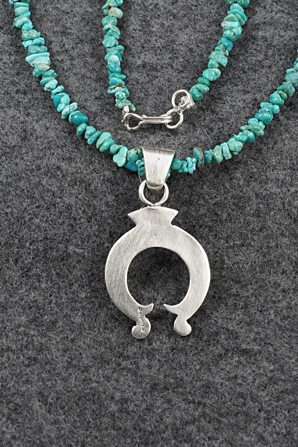 Turquoise & Sterling Silver Necklace - Sharon McCarthy