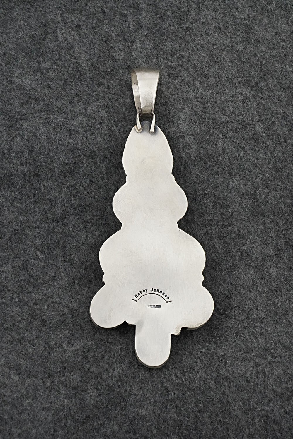 Turquoise & Sterling Silver Pendant - Bobby Johnson