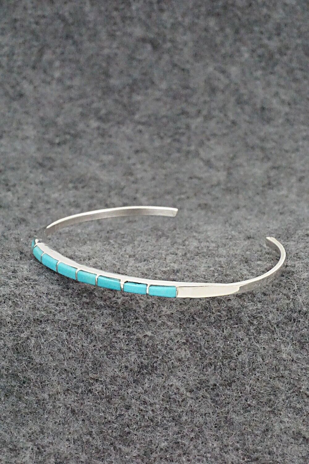Turquoise & Sterling Silver Bracelet - Jeanette Chavez
