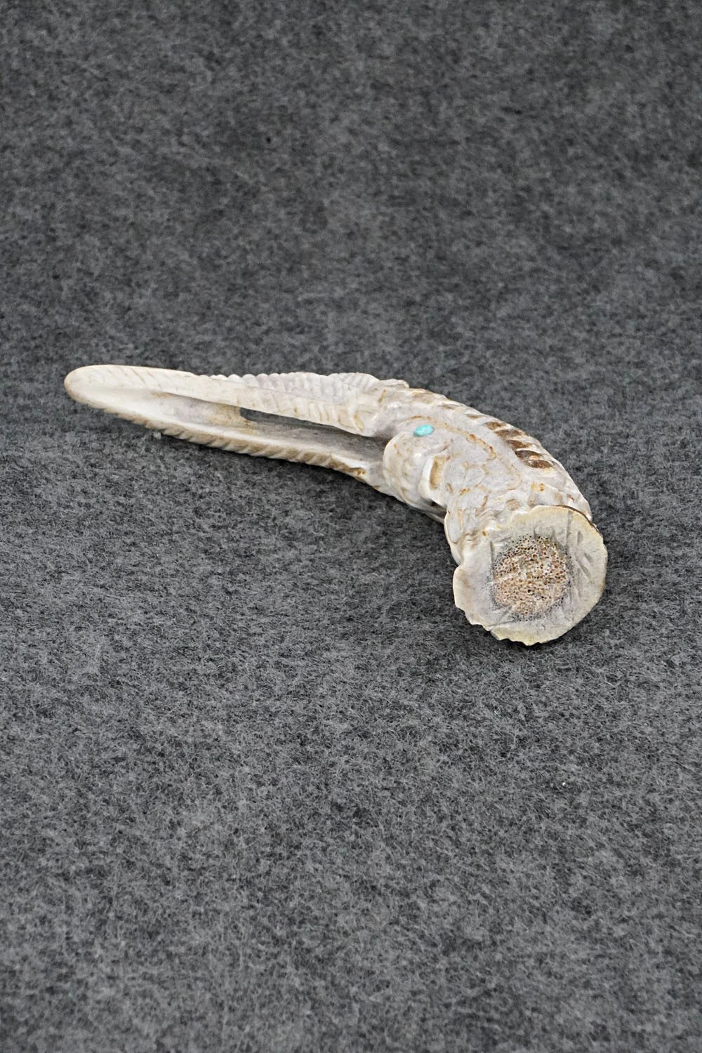 Eagle Zuni Fetish Carving - Garrick Weeka