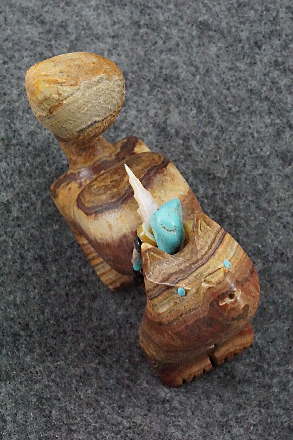 Wolf Zuni Fetish Carving - Douglas Martza