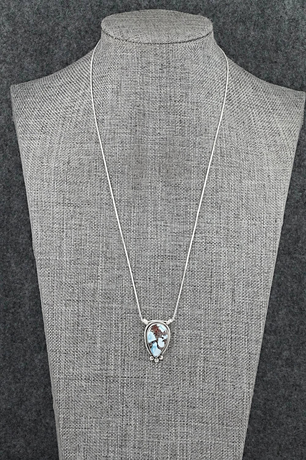 Turquoise & Sterling Silver Necklace - Sharon McCarthy