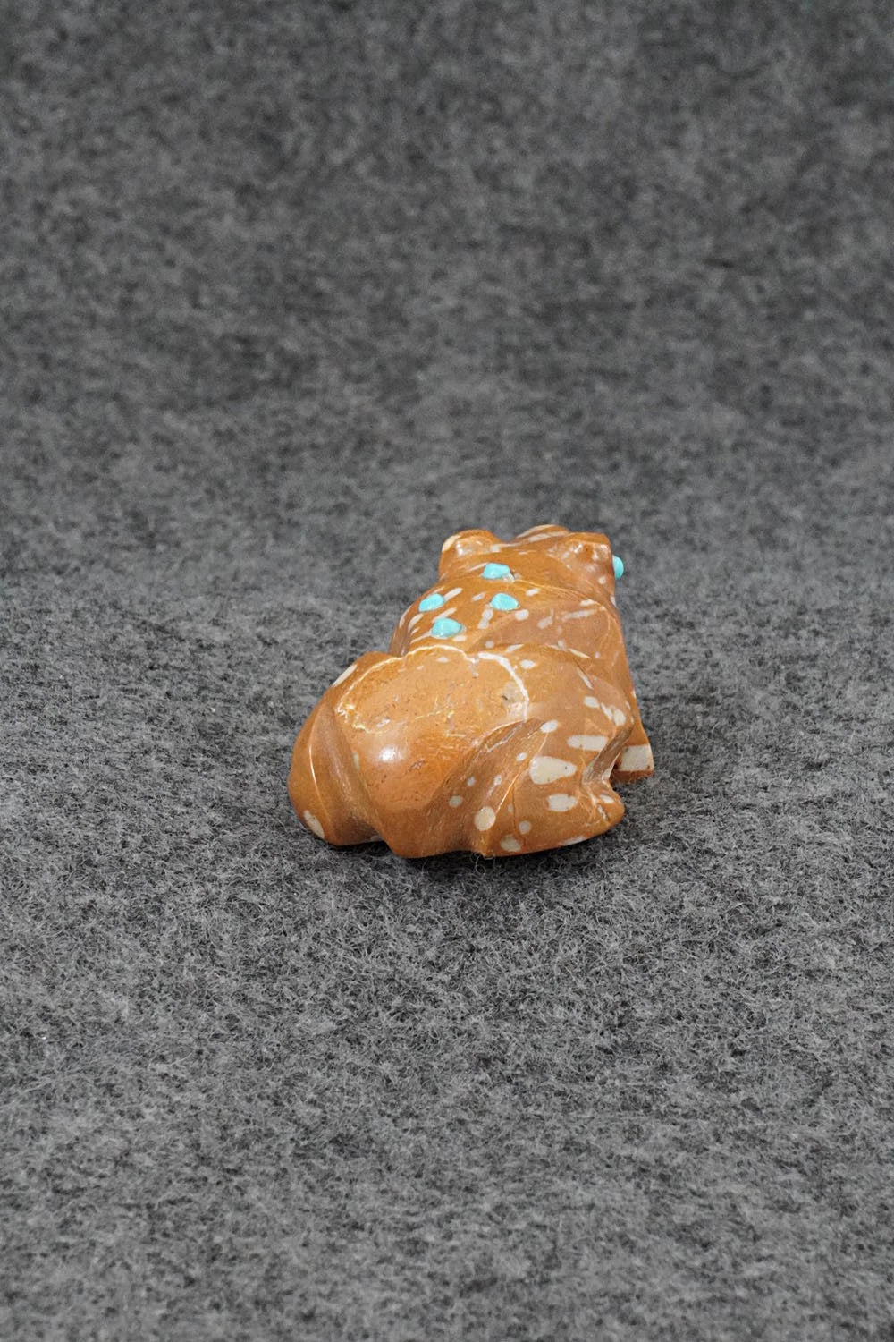 Frog Zuni Fetish Carving - Ronnie Lunasee