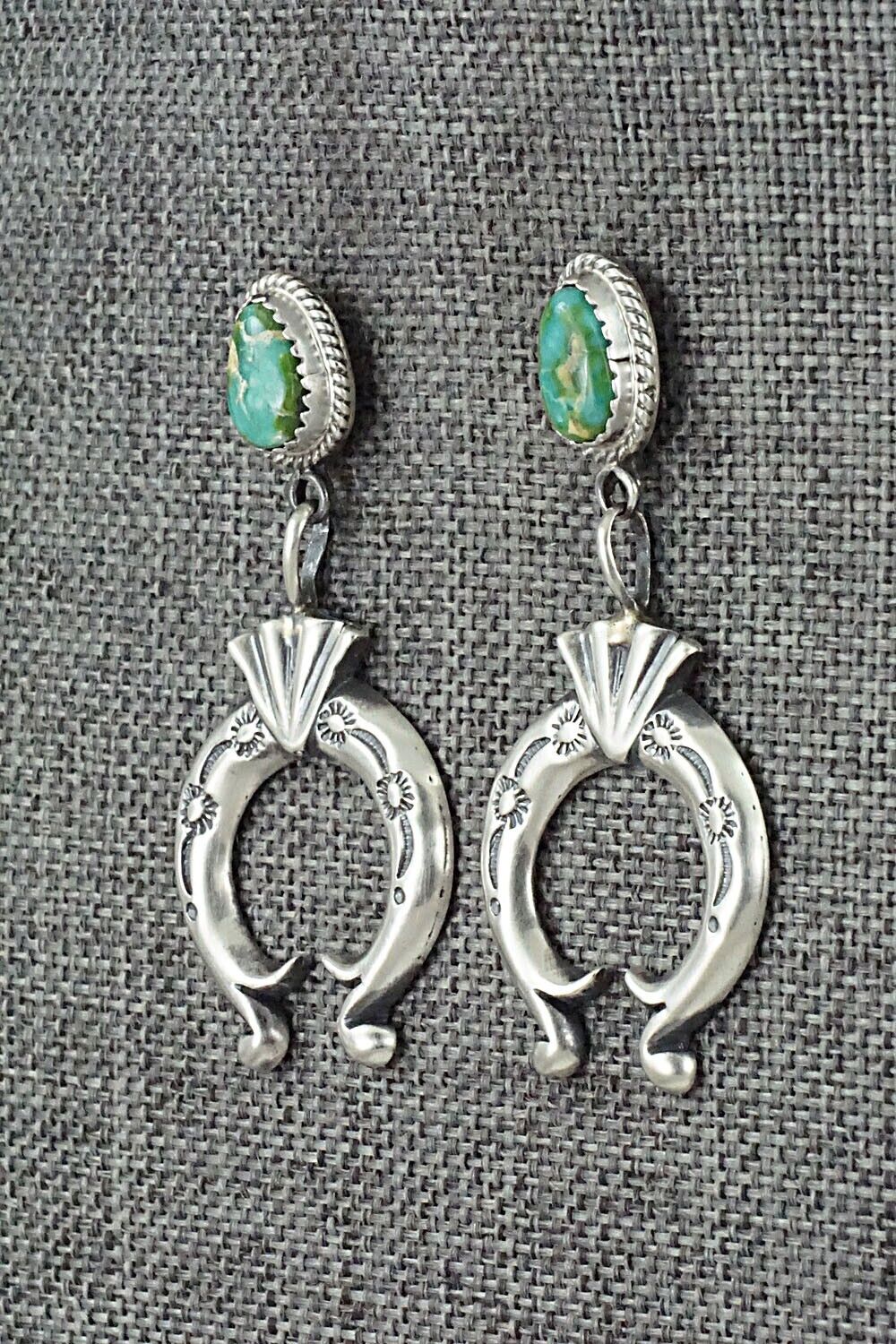 Turquoise & Sterling Silver Earrings - Paige Gordon