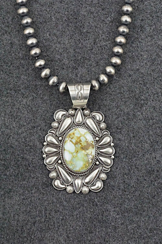 Variscite & Sterling Silver Necklace - Derrick Gordon