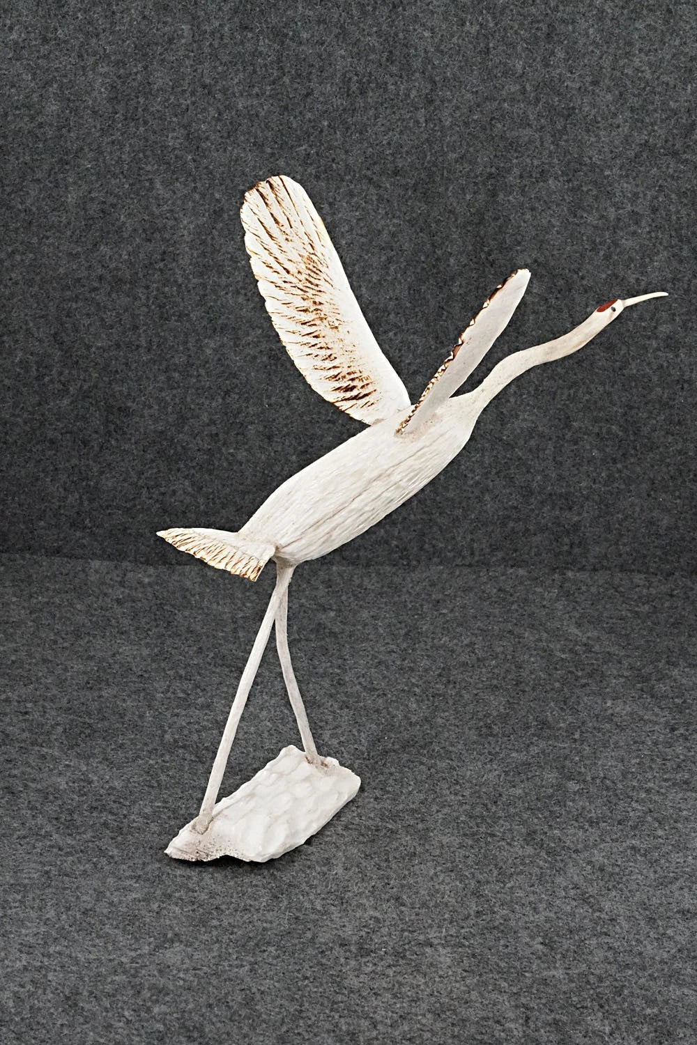 Sandhill Crane Zuni Fetish Carving - Ruben Najera