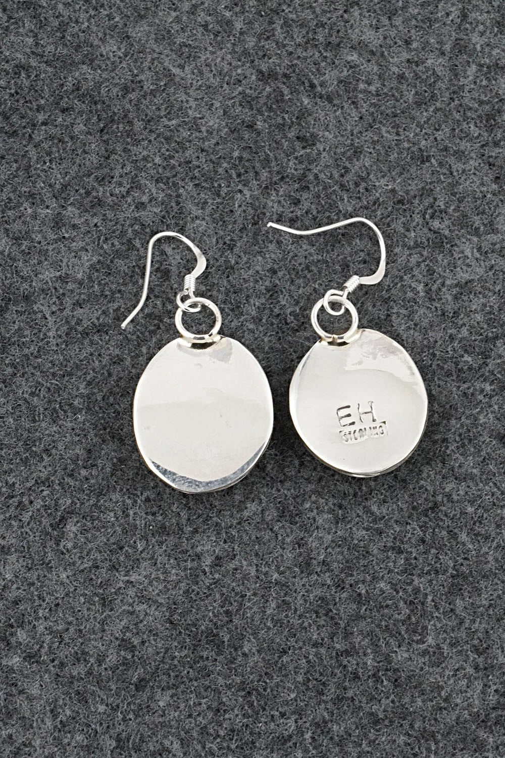 Turquoise & Sterling Silver Earrings - Ernest Hawthorne