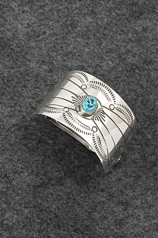 Turquoise & Sterling Silver Hair Barrette - Jolene Begay