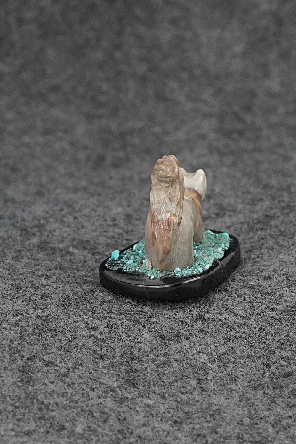 Squirrel Zuni Fetish Carving - Bryant Zunie