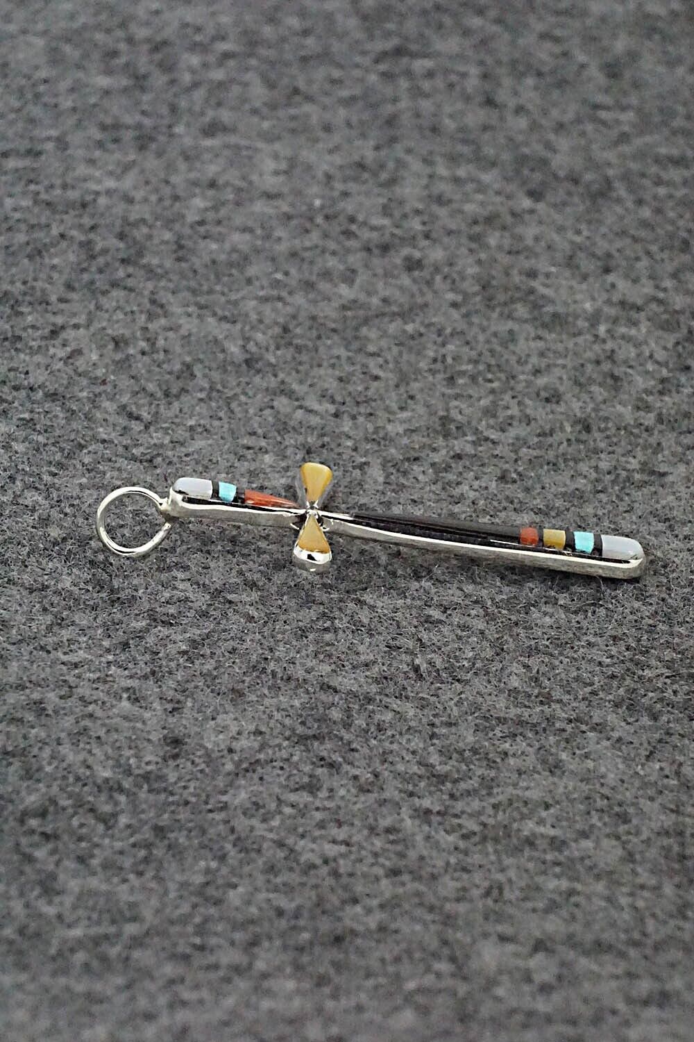 Multi-Stone & Sterling Silver Pendant - Sylvester Noche
