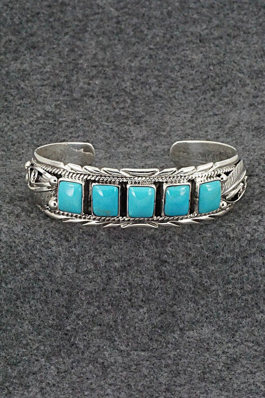 Turquoise & Sterling Silver Bracelet - Davey Morgan