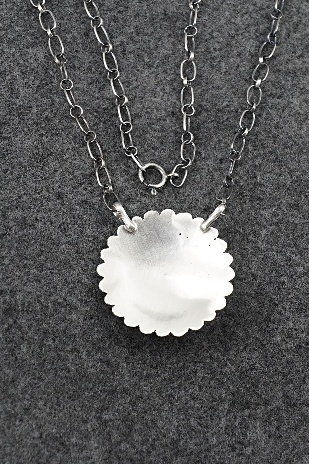 Turquoise & Sterling Silver Necklace - Sheldon Mariano