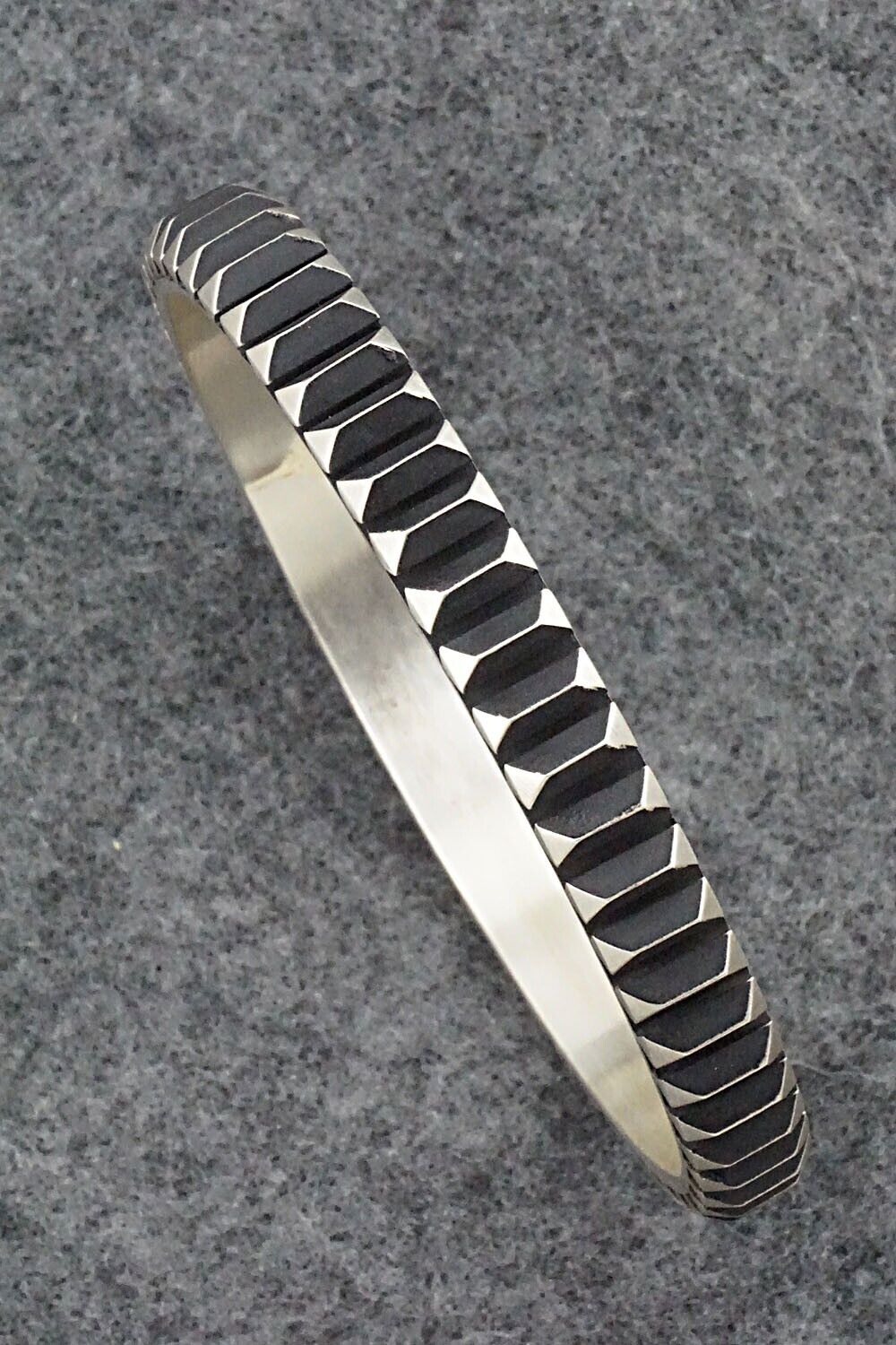 Sterling Silver Bangle Bracelet - Leander Tahe