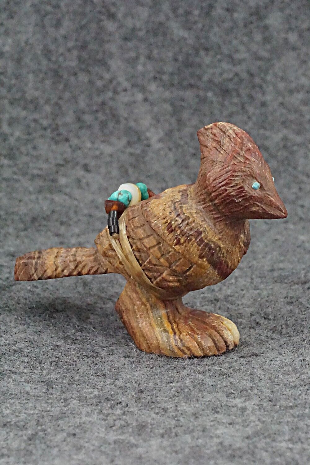 Roadrunner Zuni Fetish Carving - Douglas Martza