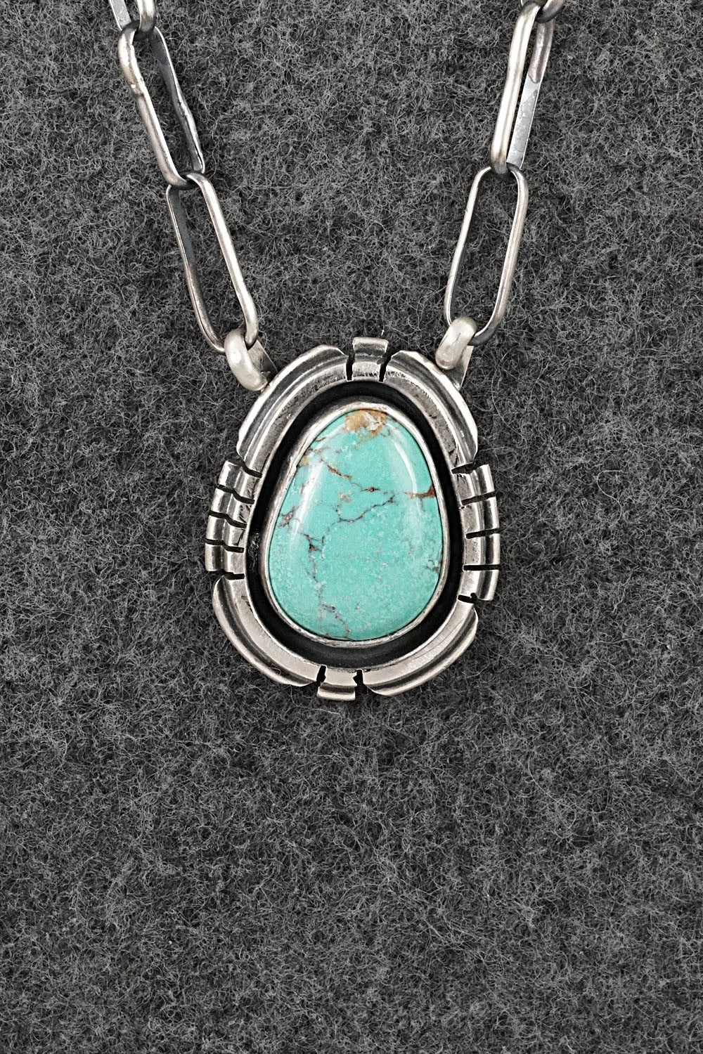 Turquoise & Sterling Silver Necklace - Daniel Benally