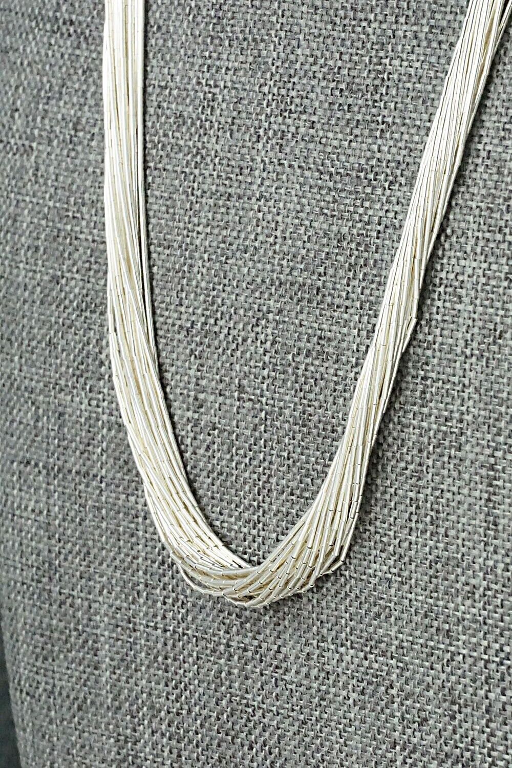 Liquid Silver Necklace - Sterling Silver 18"