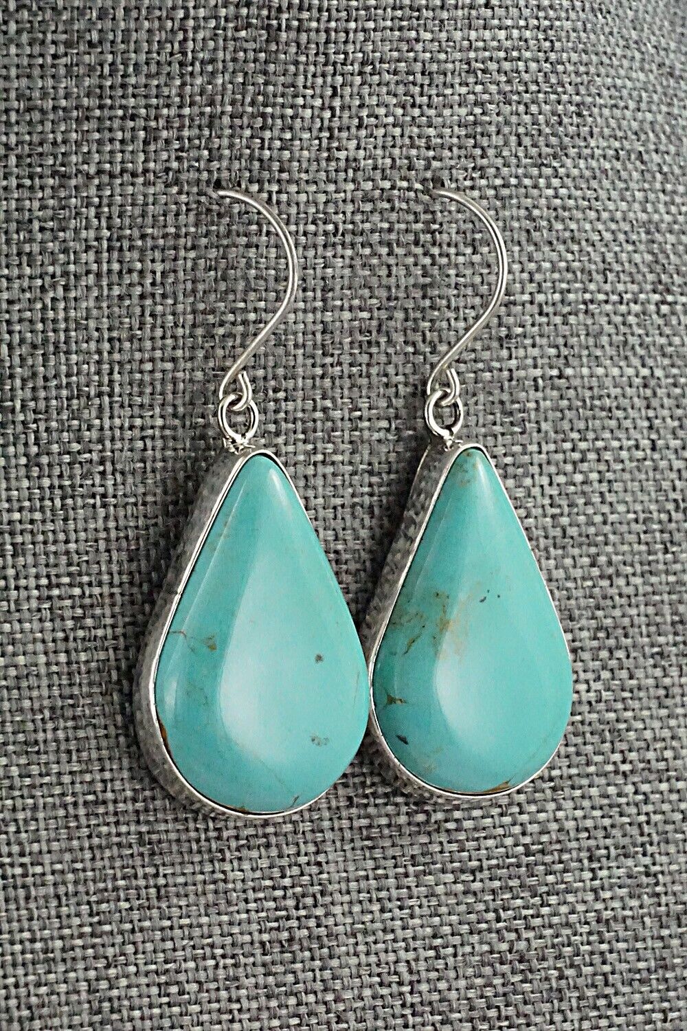Turquoise & Sterling Silver Earrings - Rena Begay