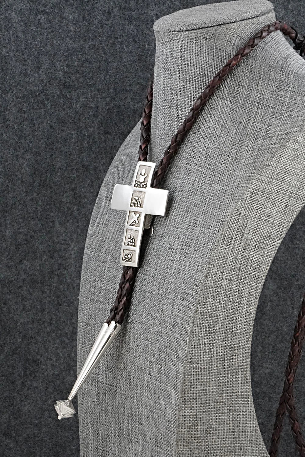 Sterling Silver Bolo Tie - Roger John