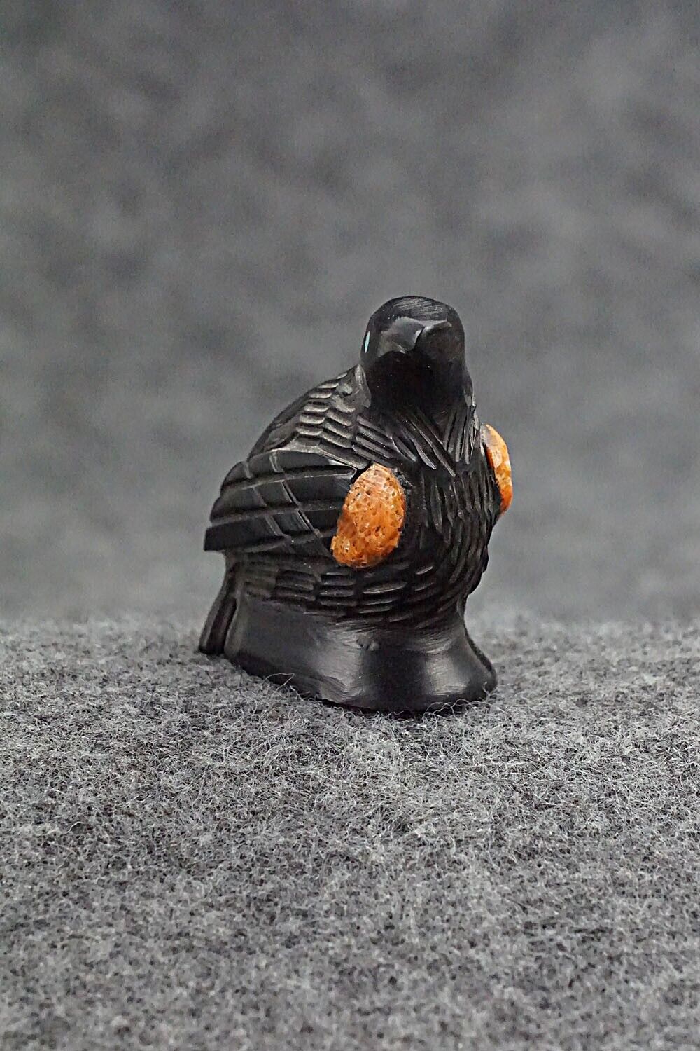 Crow Zuni Fetish Carving - Edison Bobelu