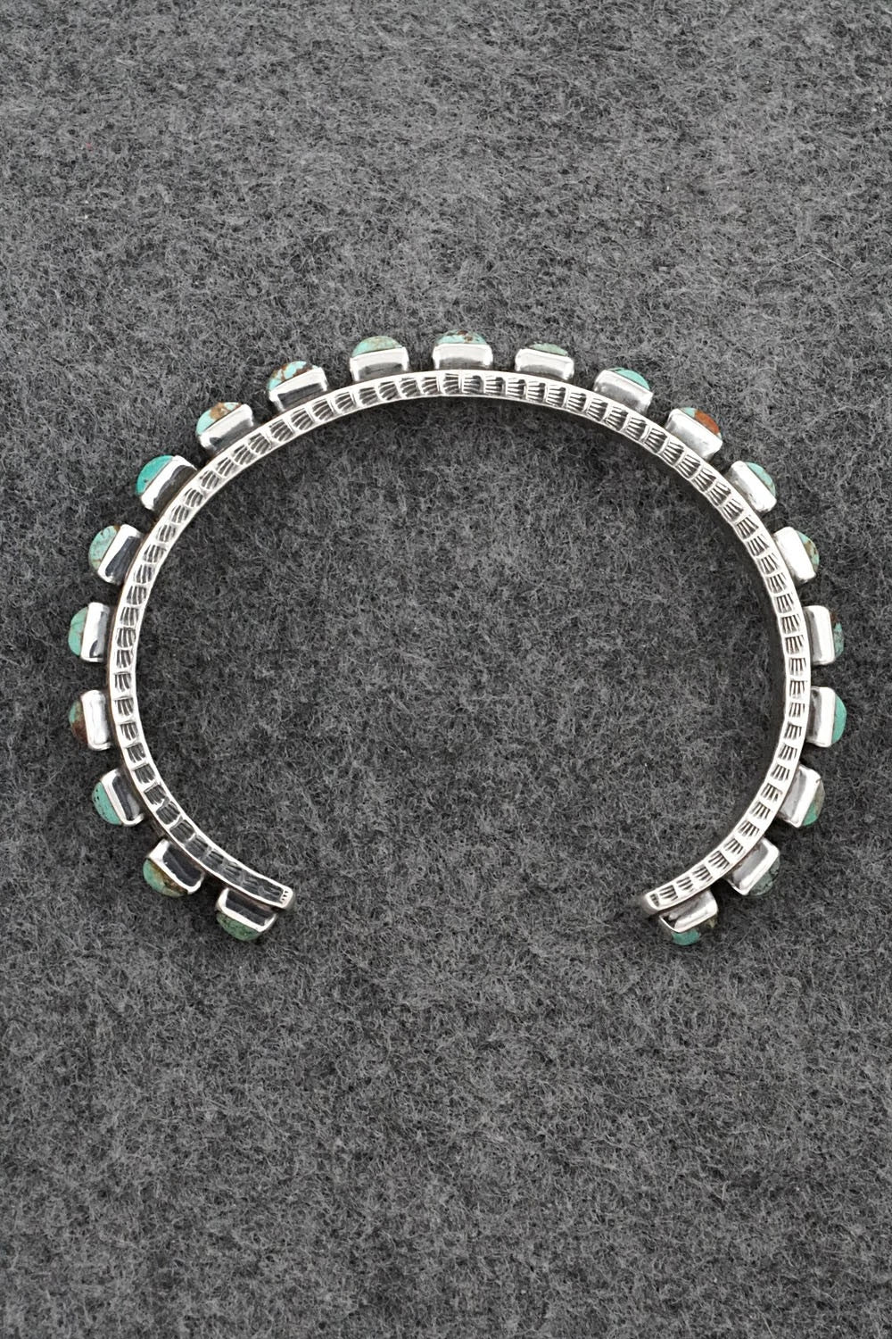 Turquoise & Sterling Silver Bracelet - Ernest Rangel
