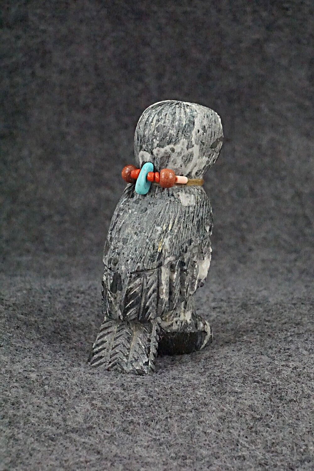 Owl Zuni Fetish Carving - Douglas Martza