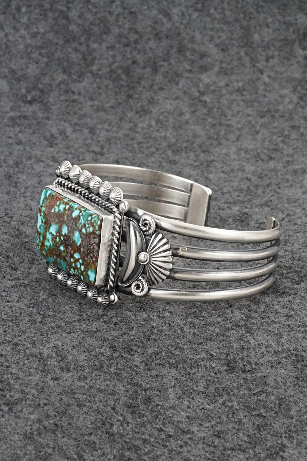 Turquoise & Sterling Silver Bracelet - Derrick Gordon