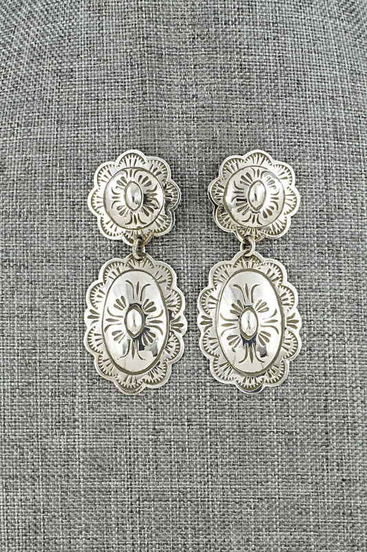 Sterling Silver Earrings - Bertha Begay