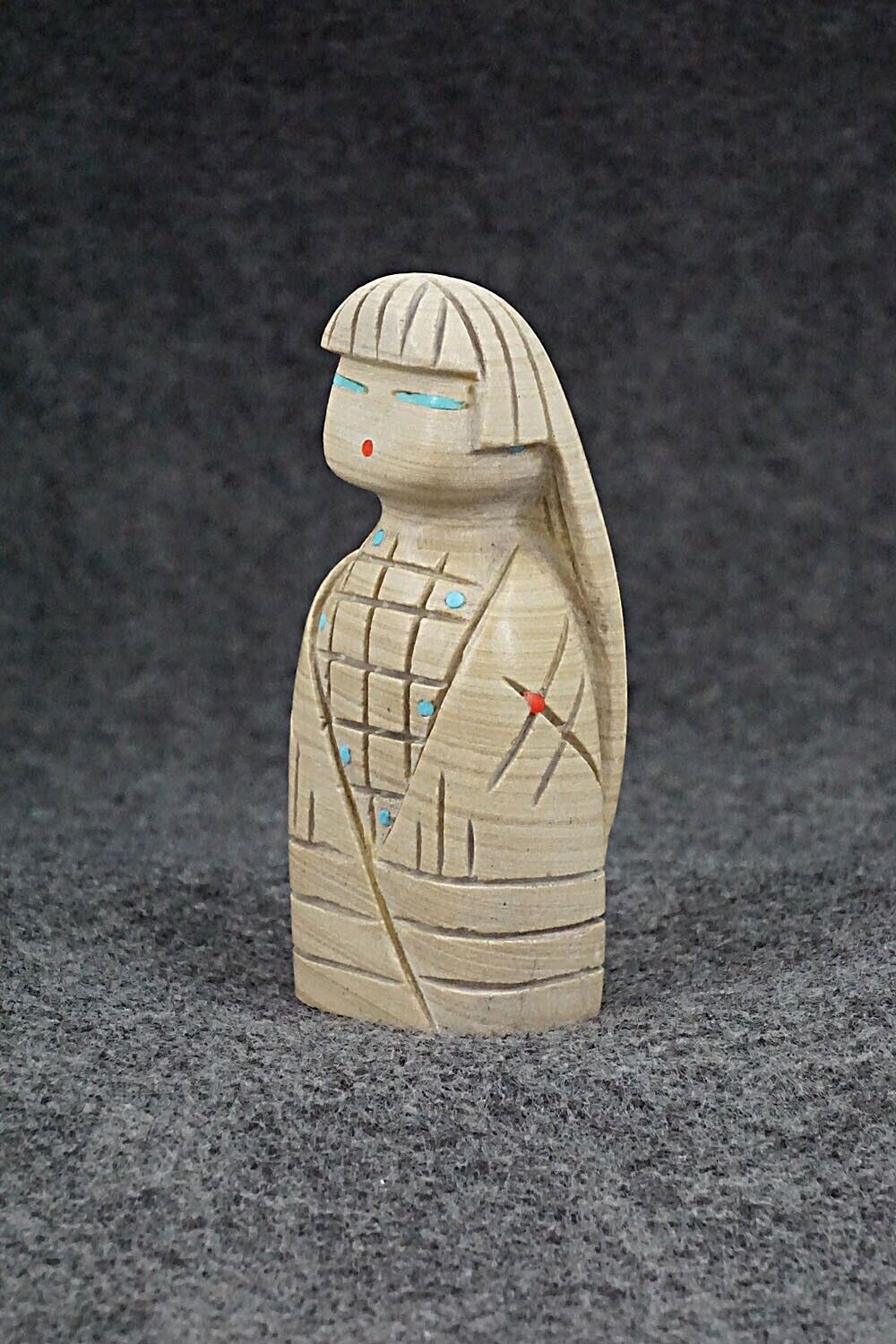 Corn Maiden Zuni Fetish Carving - Douglas Martza