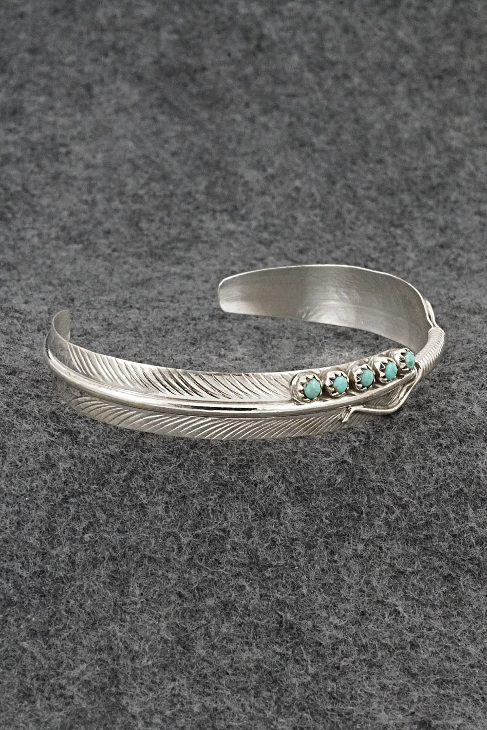 Turquoise and Sterling Silver Bracelet - Aaron Davis