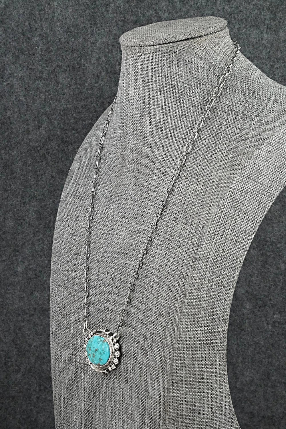 Turquoise & Sterling Silver Necklace - Daniel Benally