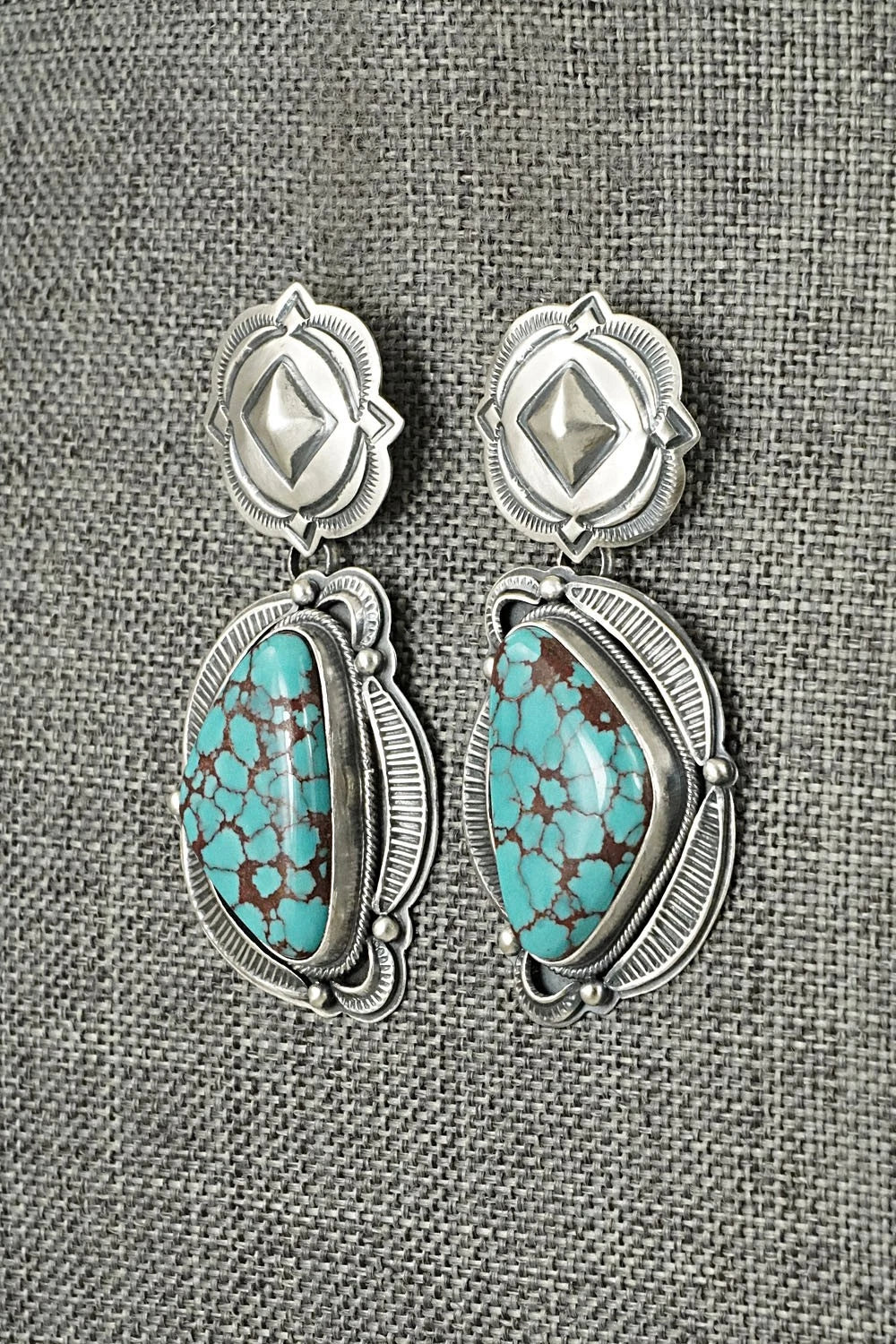 Turquoise & Sterling Silver Earrings - Randy Boyd