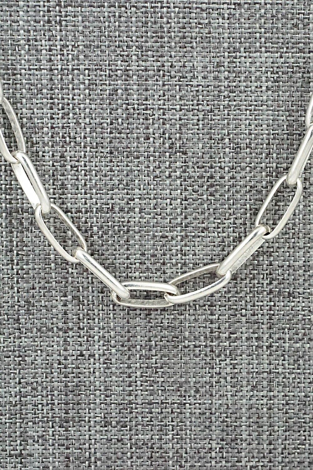 Sterling Silver Chain Necklace 24" - Sally Shurley