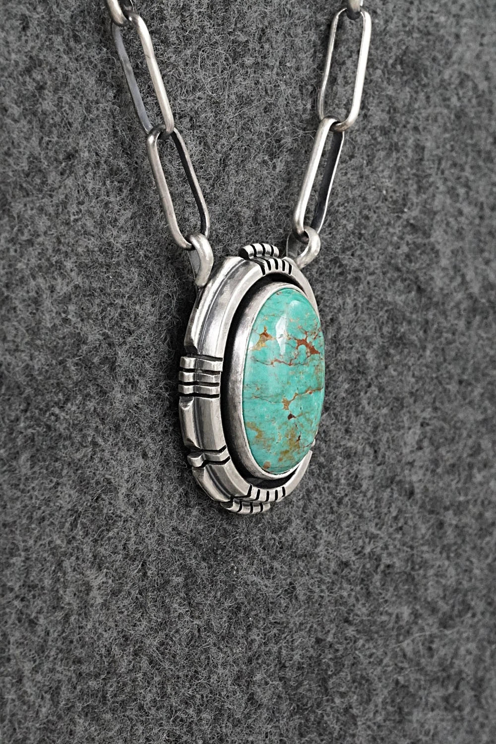 Turquoise & Sterling Silver Necklace - Daniel Benally