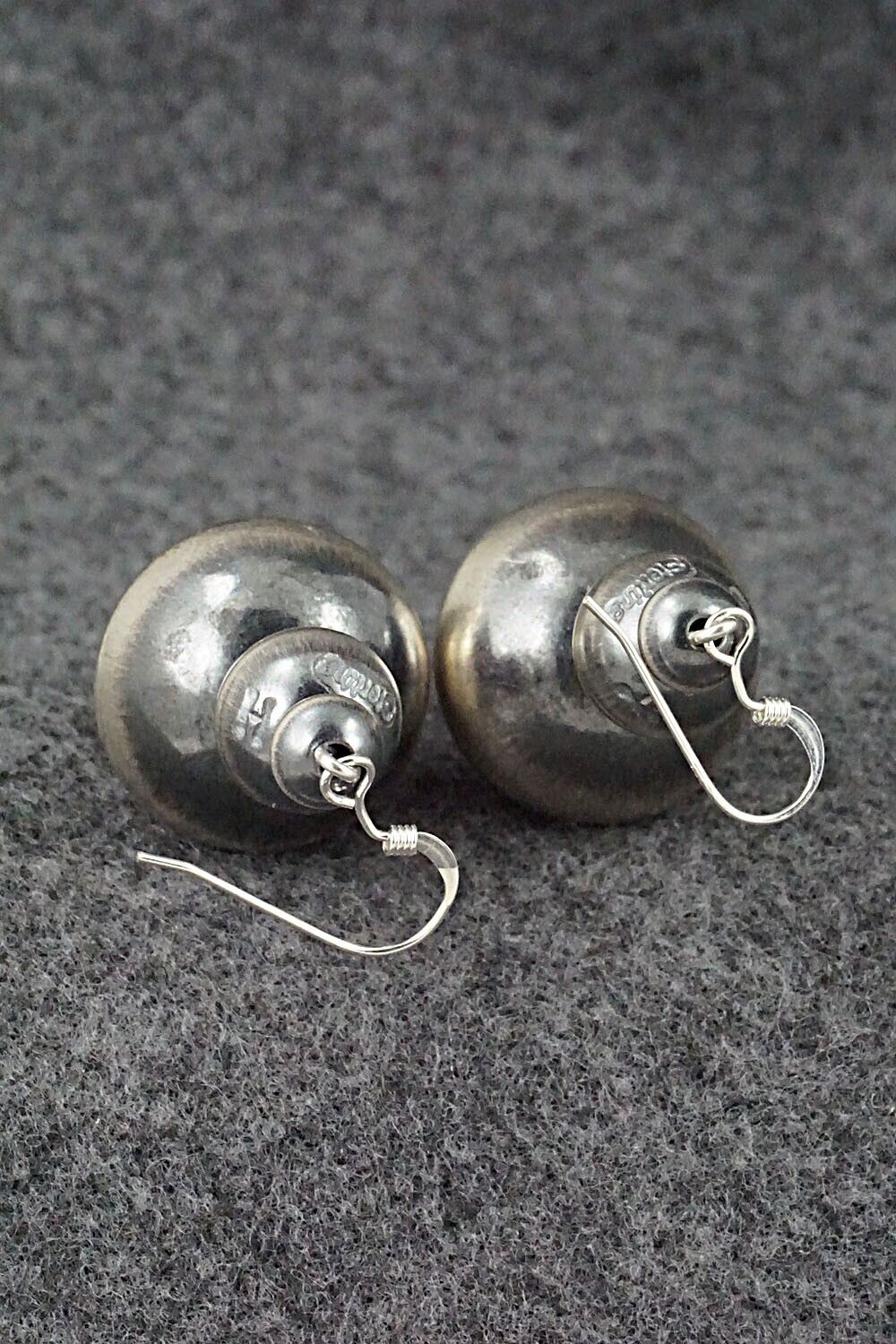 Sterling Silver Navajo Pearl Earrings - Tonisha Haley
