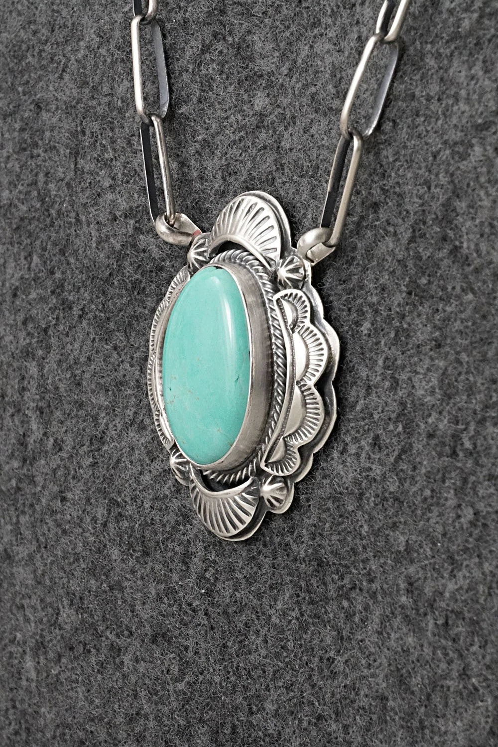 Turquoise & Sterling Silver Necklace - Randy Boyd