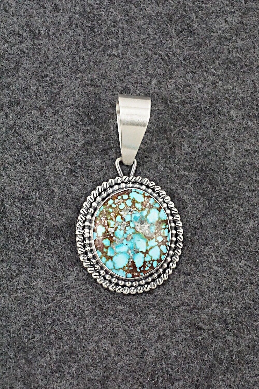 Turquoise & Sterling Silver Pendant - Daniel Benally