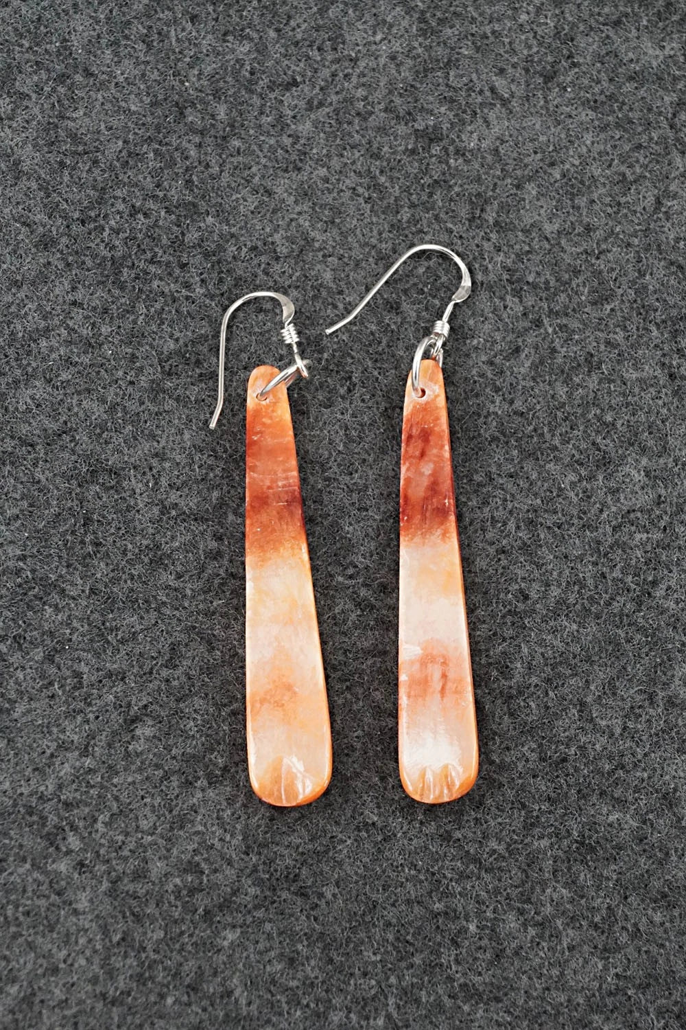 Spiny Oyster, Turquoise & Sterling Silver Earrings - Jesus Espino