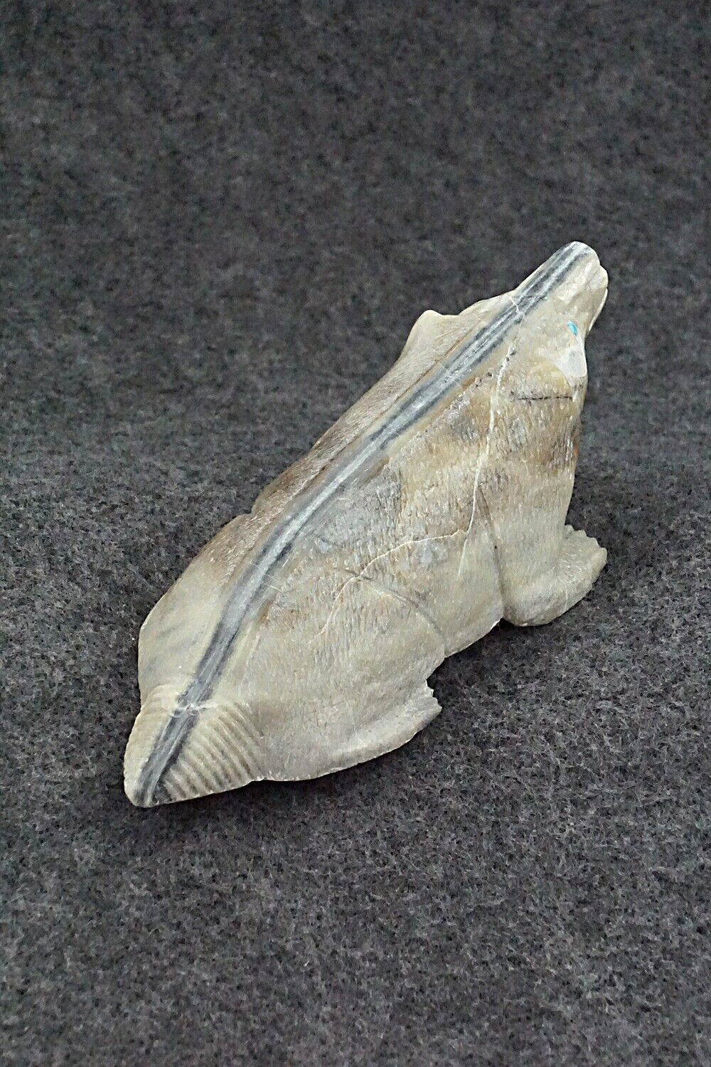 Badger Zuni Fetish Carving - Herbert Him