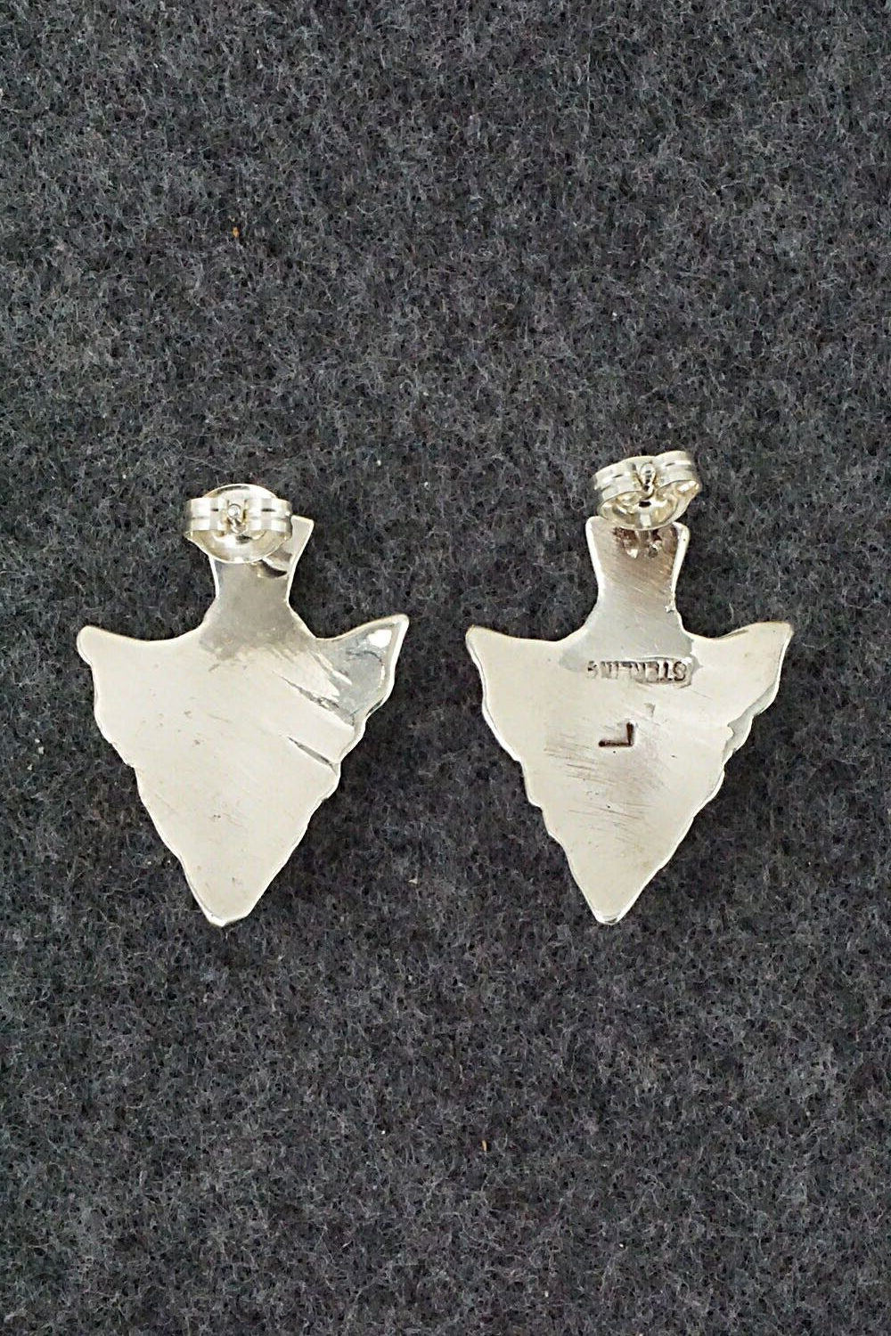 Turquoise & Sterling Silver Earrings - Mildred Parkhurst