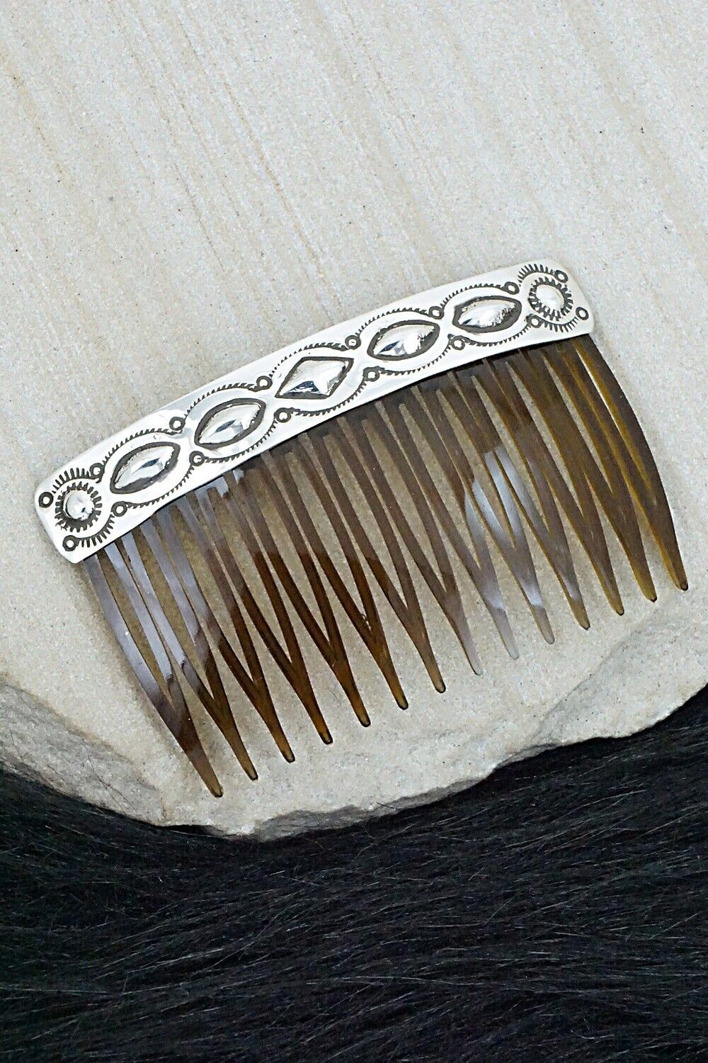 Sterling Silver Hair Combs - Jennie Blackgoat