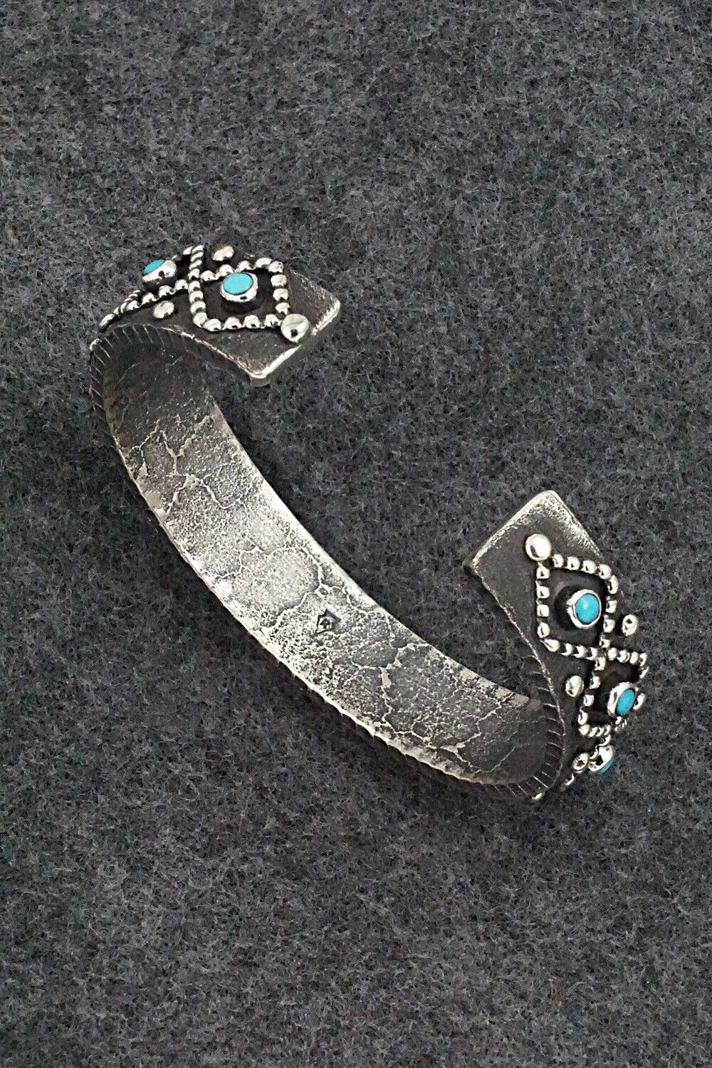 Turquoise & Sterling Silver Bracelet - Ernest Rangel