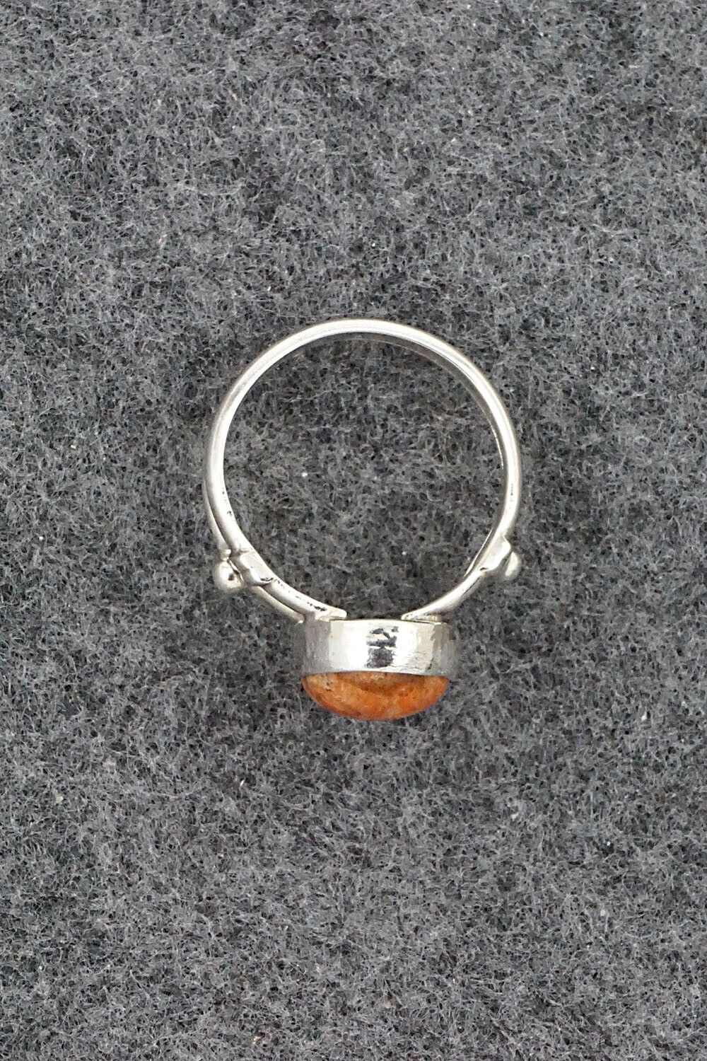 Sponge Coral & Sterling Silver Ring - Andrew Vandever - Size 7.75