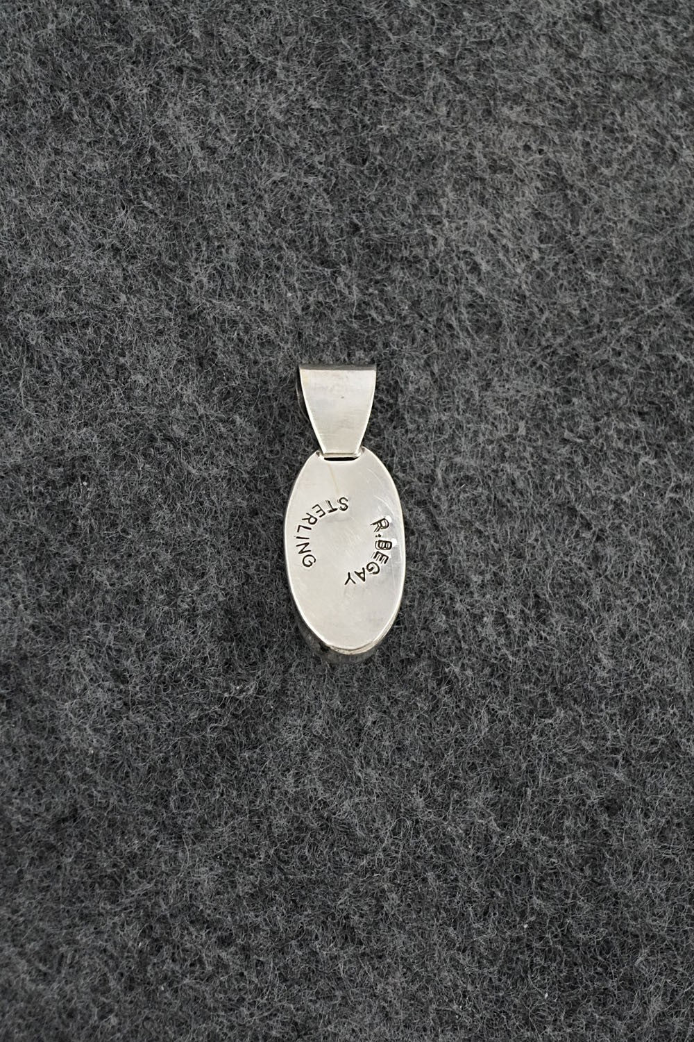 Turquoise & Sterling Silver Pendant - Rena Begay