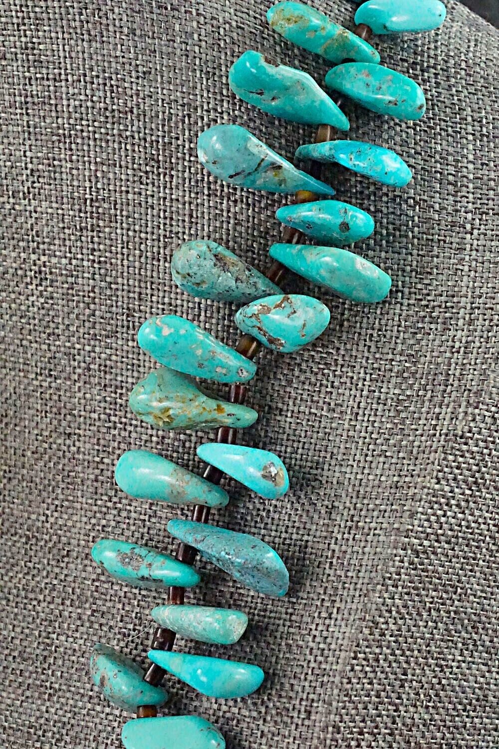 Turquoise & Sterling Silver Necklace - Louise Joe