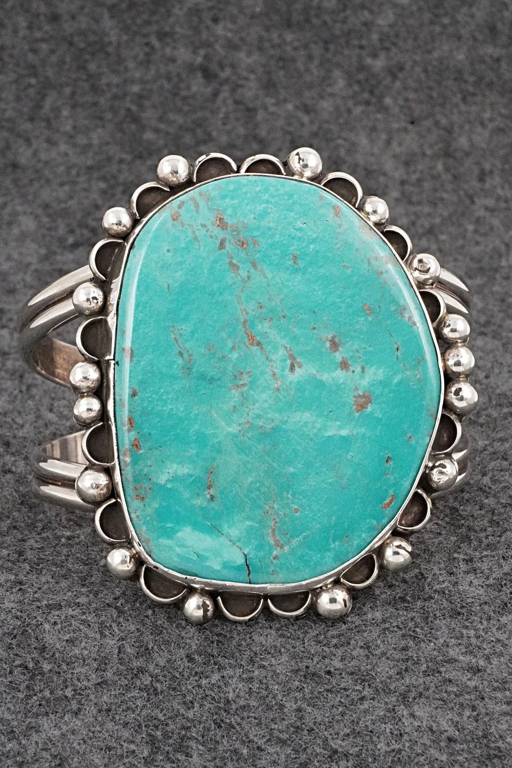 Turquoise & Sterling Silver Vintage Bracelet - Danny Henio