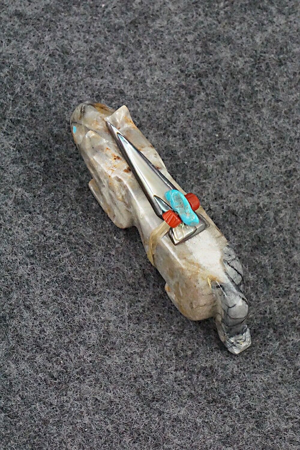 Mountain Lion Zuni Fetish Carving - Alex Tsethlikai