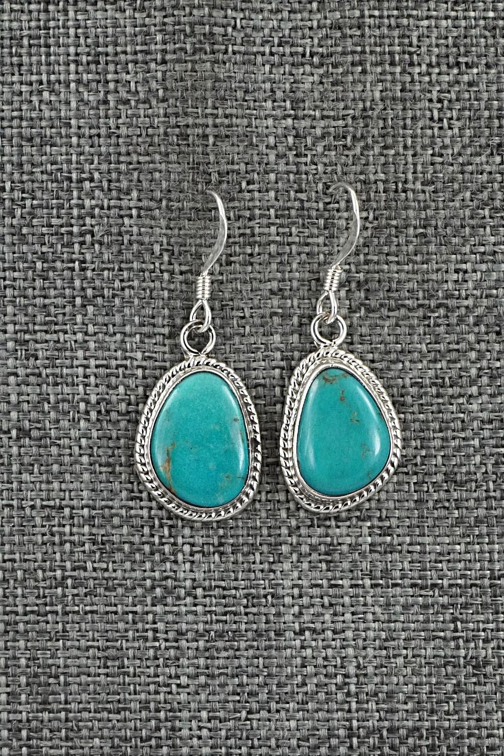 Turquoise & Sterling Silver Earrings - Sharon McCarthy