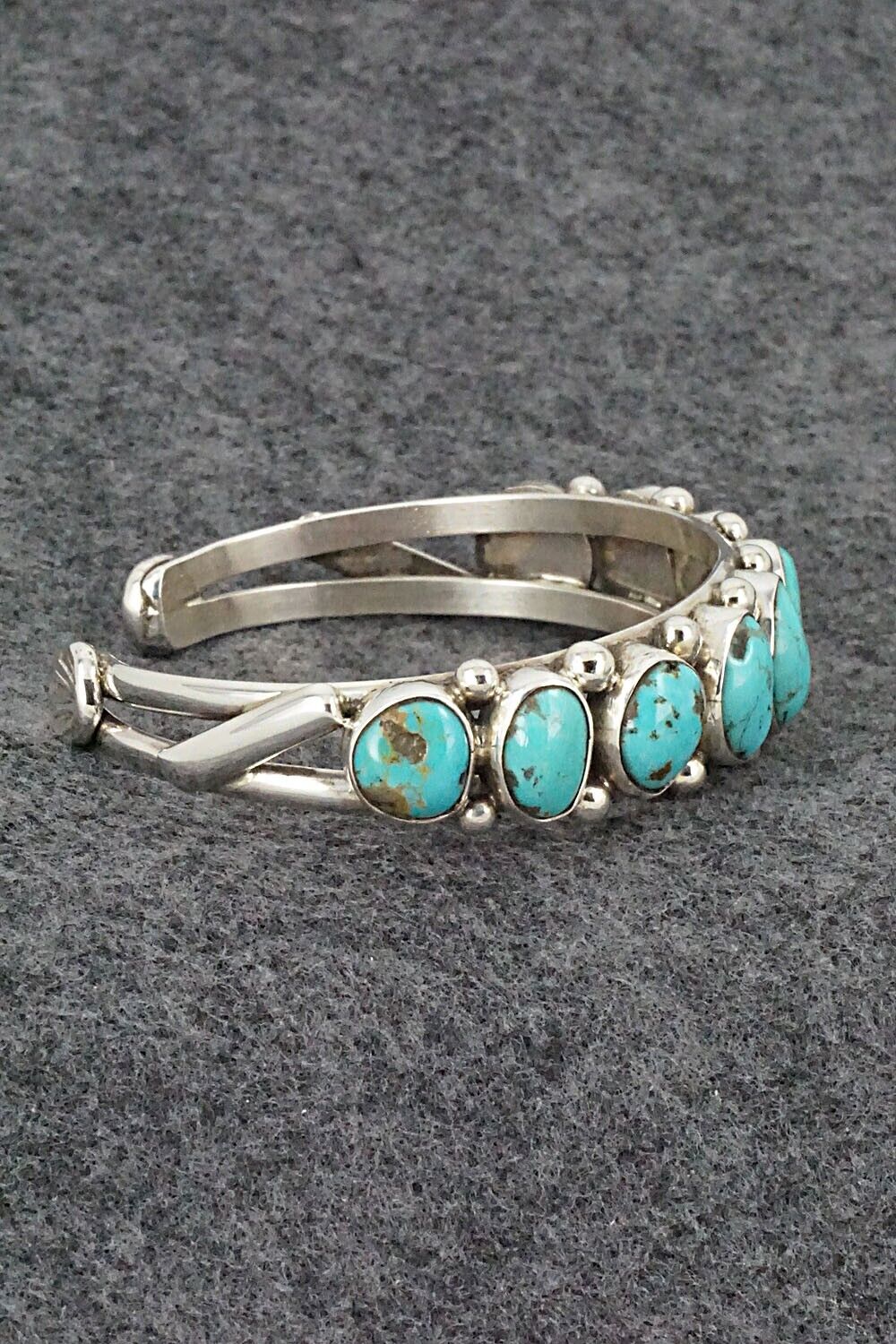 Turquoise & Sterling Silver Bracelet - Priscilla Reeder
